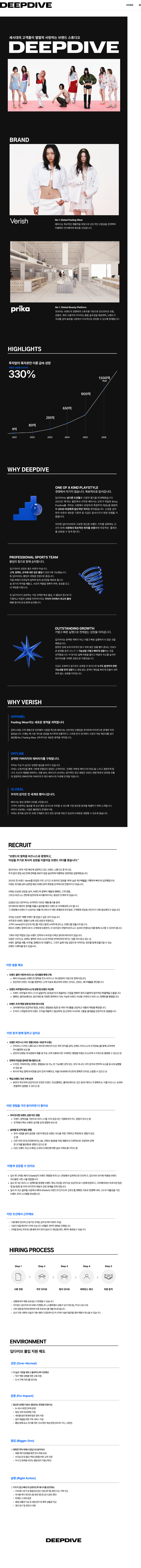 딥다이브 [베리시] Branding Director (브랜딩 실장) 채용공고