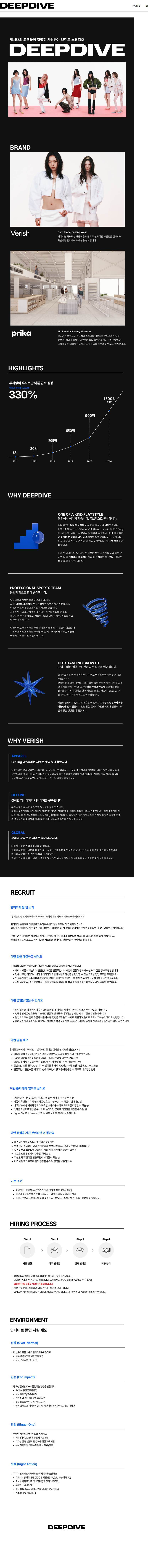 딥다이브 [베리시] 인플루언서 마케터 직군 채용공고