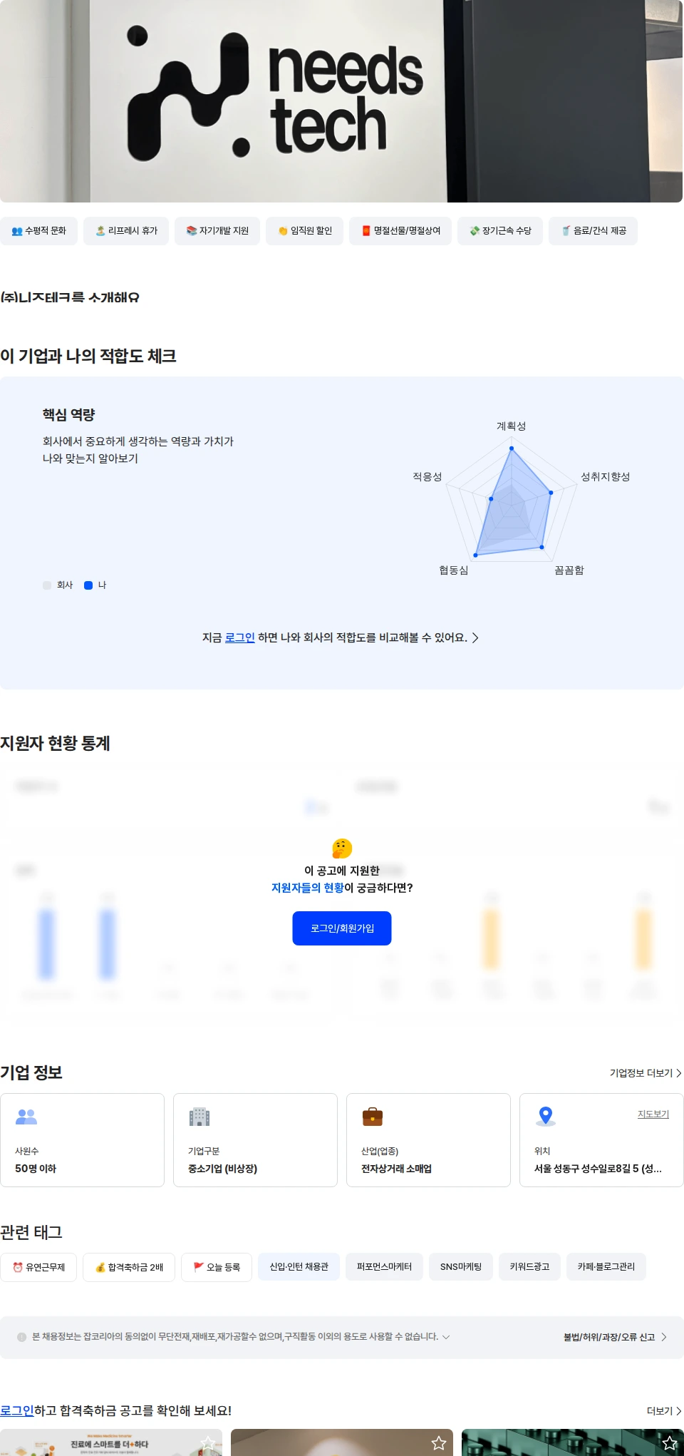 니즈테크 중화권 마케터(홍콩, 대만) 채용공고