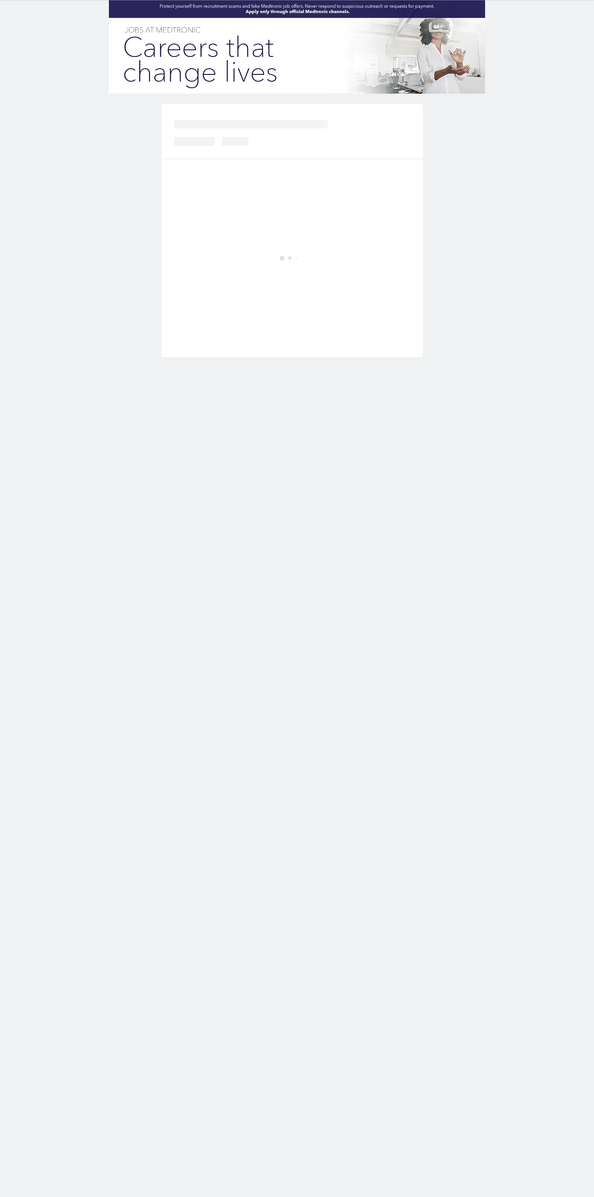메드트로닉 Intern: MBA/Graduate 채용공고