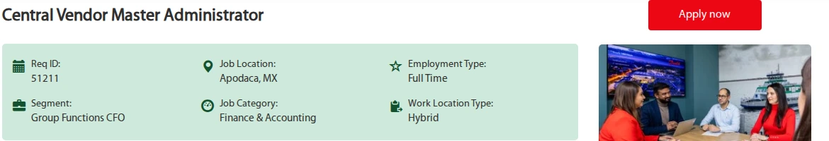 댄포스코리아 Central Vendor Master Administrator 채용공고