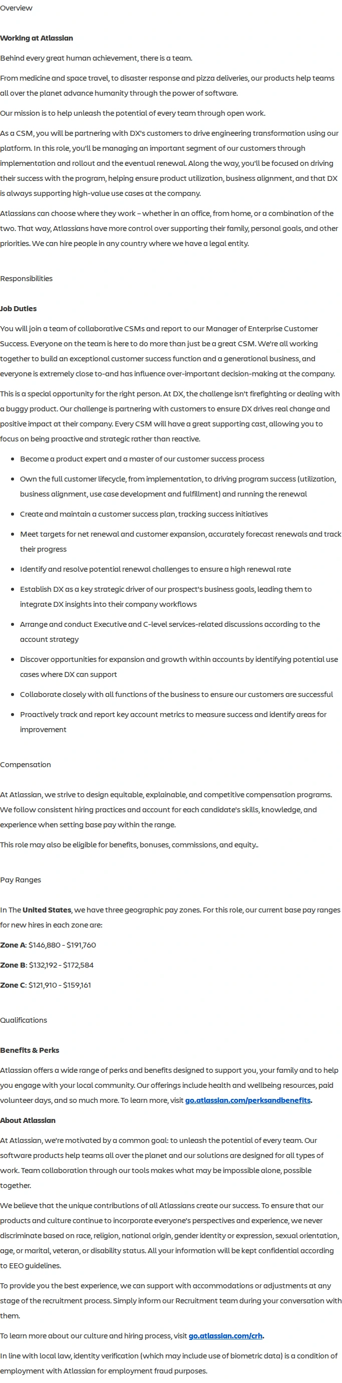 아틀라시안 Enterprise Customer Success Manager, DX 채용공고