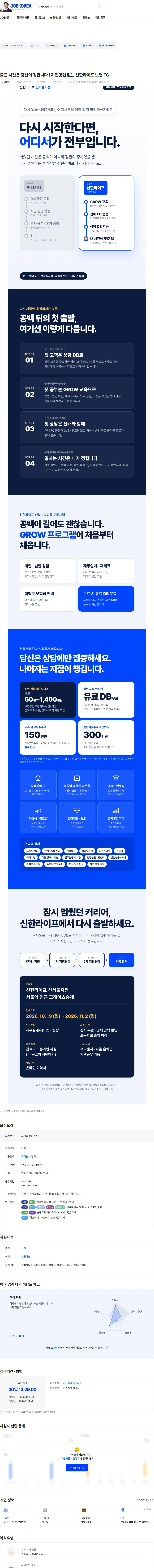 신한라이프 출근 시간은 당신이 정합니다 I 지인영업 없는 신한라이프 보험 FC 채용공고